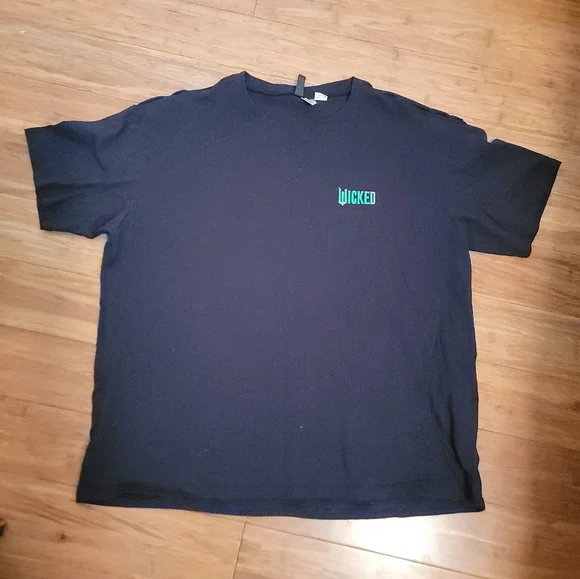 Divided Wicked Black T Shirt Glinda Size L - Picture 1 of 9